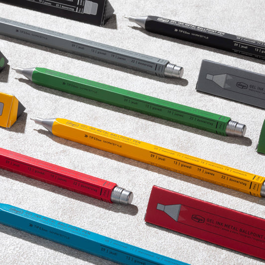 Gel Metal Ballpoint Pen | White | Mark's Inc (Japan)