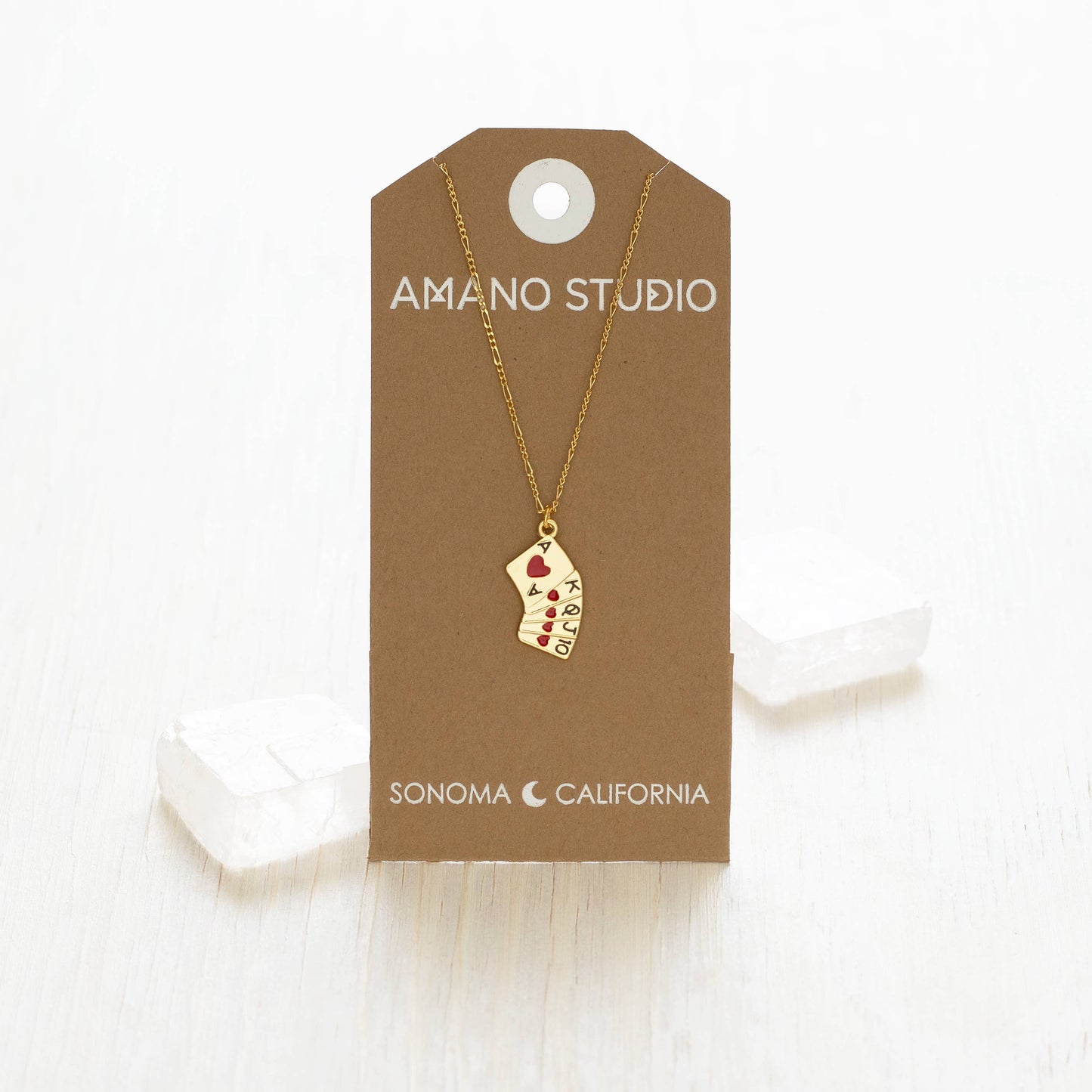 Playing Cards Charm Necklace | Amano Studio (CA)