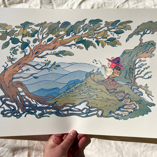 Mountain Magic Riso Print | Natalie Andrewson (CA)