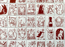 Load image into Gallery viewer, Portland Stamp Company Artist Series | Deth P. Sun (CA) | Creatures