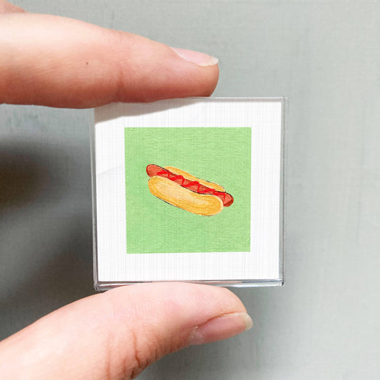 Hotdog Mini Art Print | Mick’s Art Goods (WA)