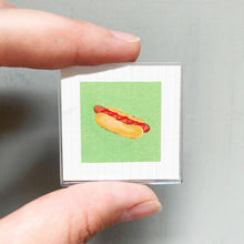 Load image into Gallery viewer, Hotdog Mini Art Print | Mick’s Art Goods (WA)