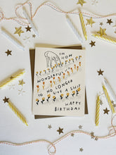 Load image into Gallery viewer, HOW WONDERFUL IT IS TO NO LONGER GIVE A SHIT Birthday Card | Rani Ban Co. (NY)