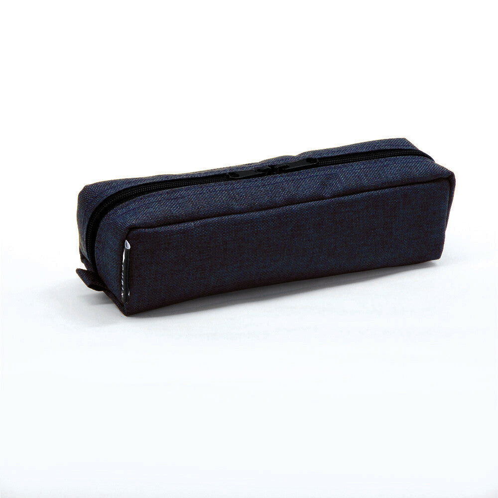 Cubix Mini Nylon Pen Case | Navy Blue | M-Plan (Japan)