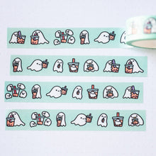 Load image into Gallery viewer, Boba Ghosts Washi Tape | Robot Dance Battle (CA)