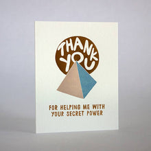 Load image into Gallery viewer, Thank You Pyramid Card | Fugu Fugu (CA)