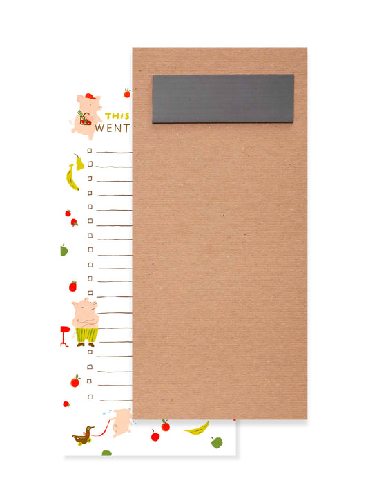Piggy Market Notepad | Karen Schipper (SC)