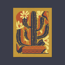 Load image into Gallery viewer, Saguaro Bloom Screenprint | 11" x 14" Edition | DKNG Studios (CA)