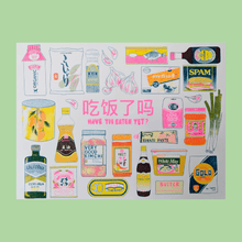 Load image into Gallery viewer, Have You Eaten Yet? Risograph Print | Christina Hu (CA)