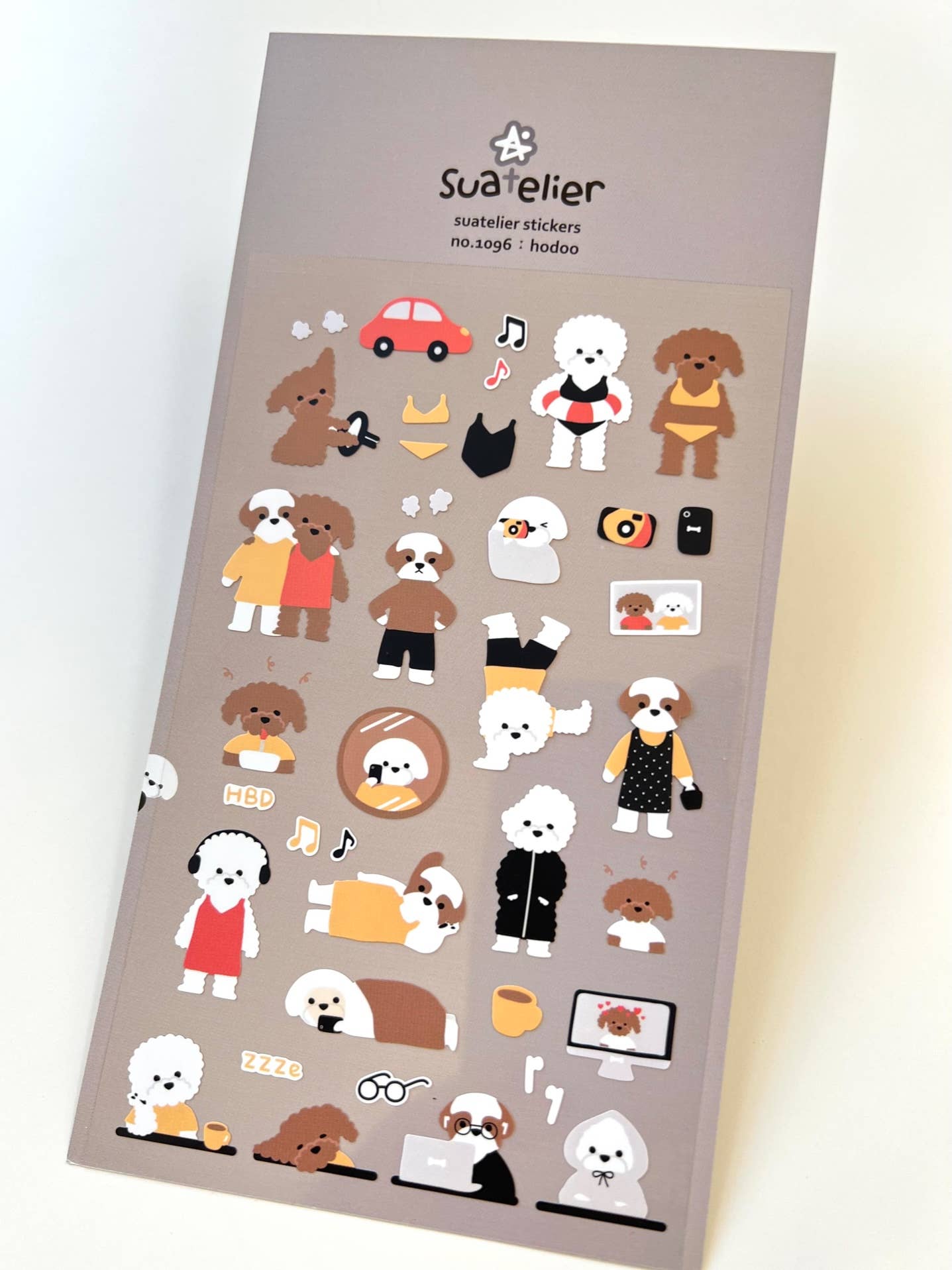 Hodoo Puppy Life Sticker Sheet | Suatelier (KOR)