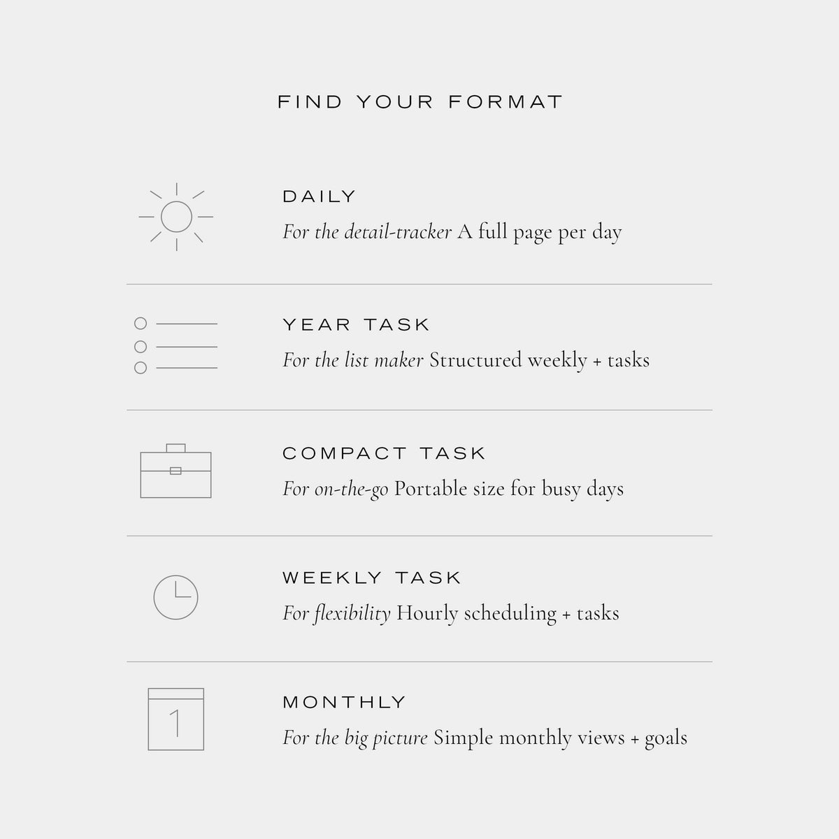 2027 Year Task Planner | Appointed (DC)