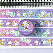 Load image into Gallery viewer, Space Bunny Gllitter Washi Tape | Robot Dance Battle (CA)