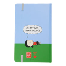 Load image into Gallery viewer, I Hate People | Lined Blank Journal | Angry Little Girls (CA)