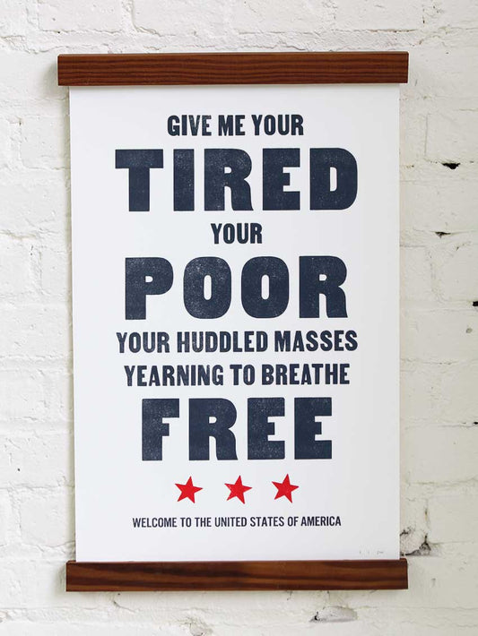 Welcome Home Letterpress Print | Old Try (WV)