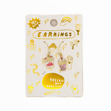Load image into Gallery viewer, Cup Noodle & Boba Earrings | Yellow Owl Workshop (CA)