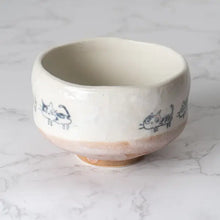 Load image into Gallery viewer, Neko Cats Porcelain Mini Matcha Bowl | Japan