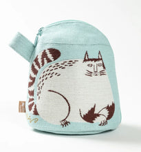 Load image into Gallery viewer, Cat Woven Zipper Pouch | moritaMiW (Japan)