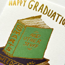 Load image into Gallery viewer, Graduation Important Books Greeting Card| Hammerpress (MO)