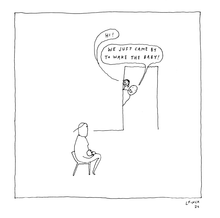 Load image into Gallery viewer, Wake Baby Letterpress Print | Liana Finck (NY)