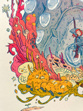 Load image into Gallery viewer, Visiting From The Valley of the Wind Risograph Print | Natalie Andrewson (CA)