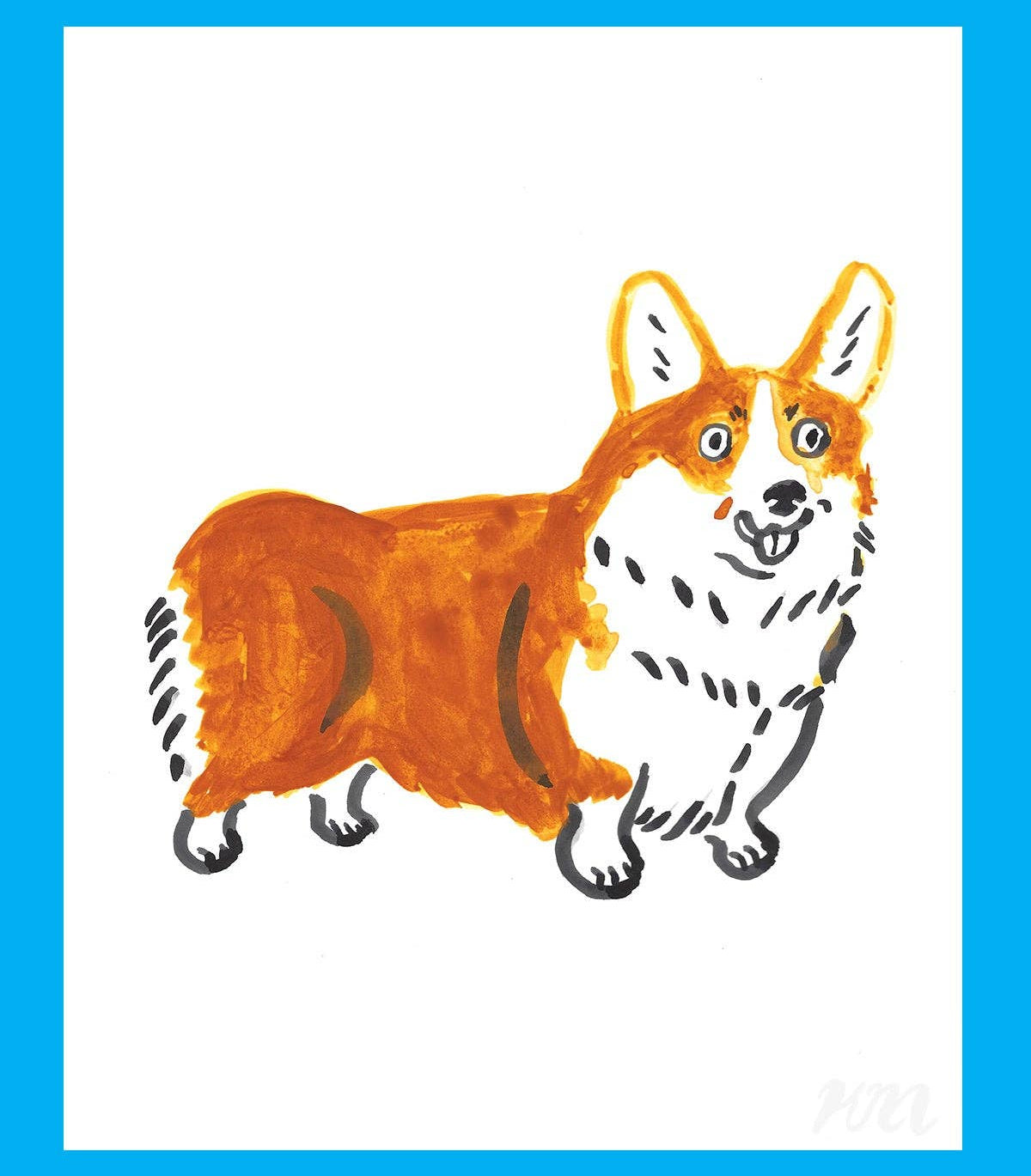Corgi Dog Art Print | Kristi Micotti (CA)