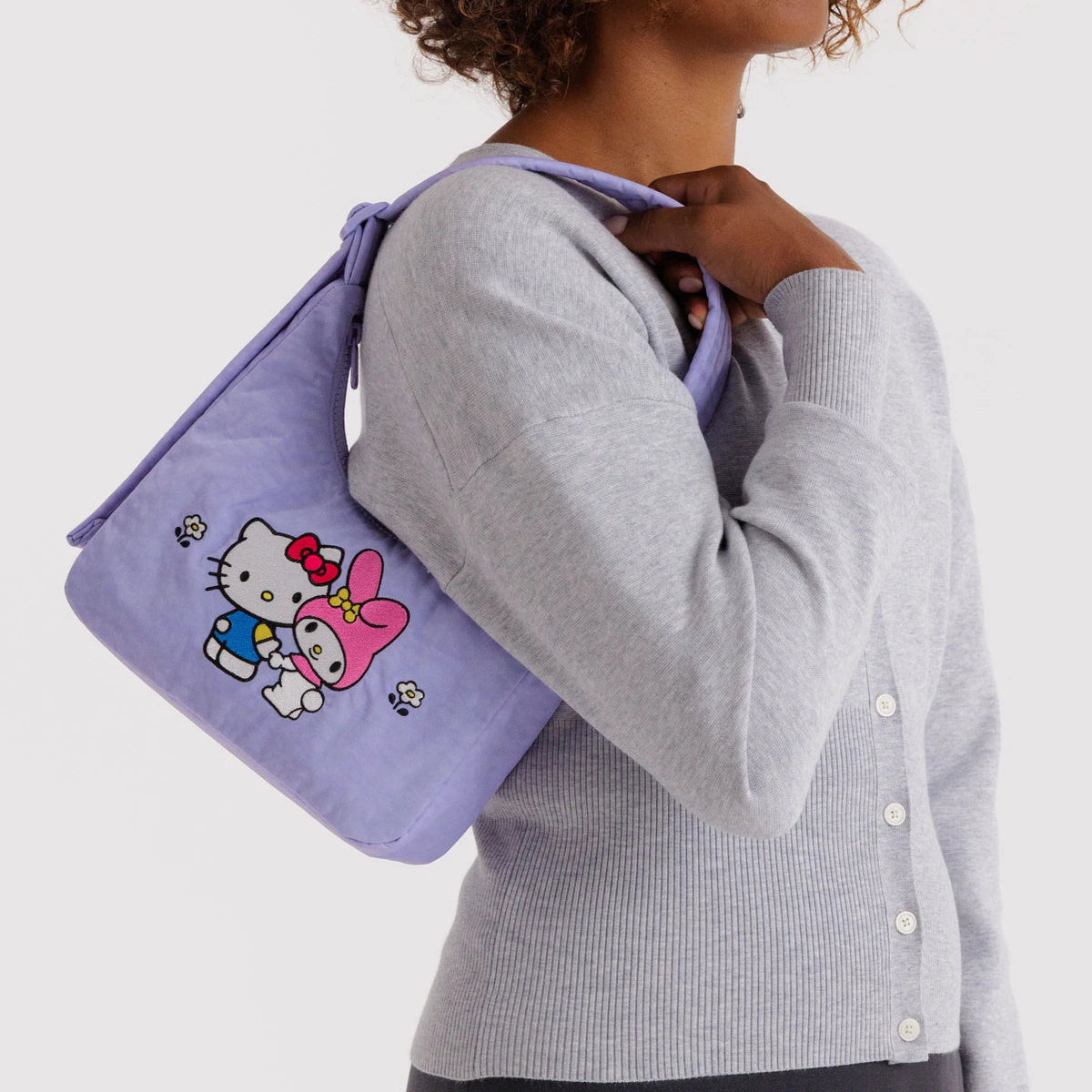 Mini Nylon Shoulder Bag | Hello Kitty & My Melody | Baggu (CA)