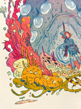 Load image into Gallery viewer, Visiting From The Valley of the Wind Risograph Print | Natalie Andrewson (CA)