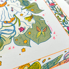 Load image into Gallery viewer, Bug Fairy Risograph Print | Natalie Andrewson (CA)