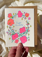 Load image into Gallery viewer, Little Bugs Risograph Birthday Card | Natalie Andrewson (CA)