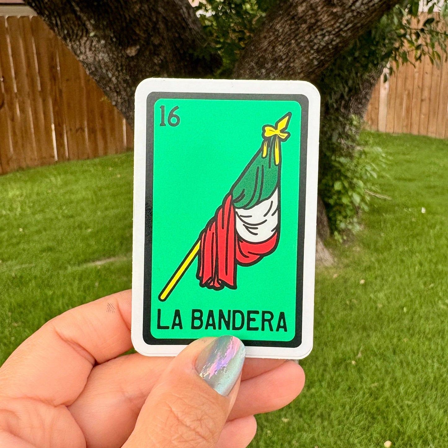 La Bandera Loteria Card Vinyl Sticker | Kalaka Tx (TX)