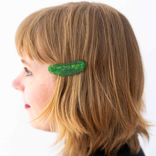 Pickle Alligator Hair Clip Set | Jenny Lemmons (CA)