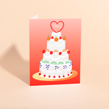 Load image into Gallery viewer, FRUIT CAKE WEDDING - Wedding Card | Carolyn Suzuki (CA)