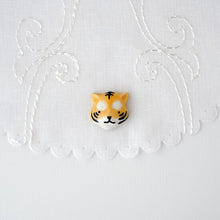 Load image into Gallery viewer, Ceramic Tiger Brooch | Japan