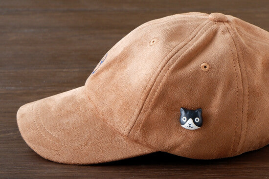 Ceramic Hachiware Cat Brooch | Japan