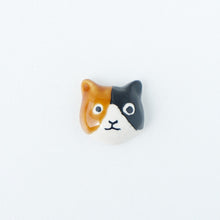 Load image into Gallery viewer, Ceramic Calilco Cat Brooch | Japan