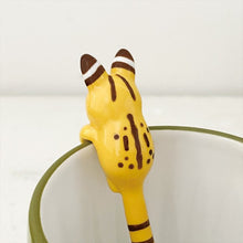 Load image into Gallery viewer, Climbing Wildcat Mug Spoon | Decole (Japan)