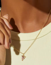 Load image into Gallery viewer, Baby Slice Pizza Necklace | Christine Jehlickova (ONT)