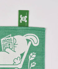 Load image into Gallery viewer, Garden Rabbits Tea Towel | Wrap (England)