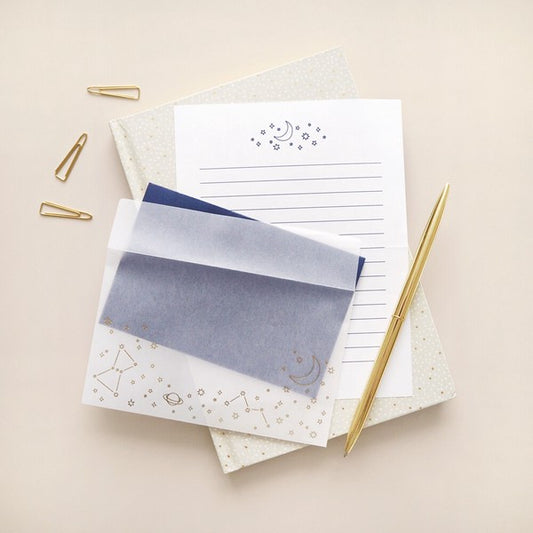Star Gold Foil Letter Set Sucre Series| Matoka (Japan)