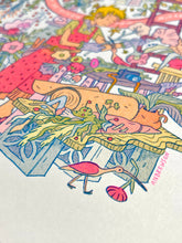 Load image into Gallery viewer, The Florist: Explorer of Living Wonders Risograph Print | Natalie Andrewson (CA)