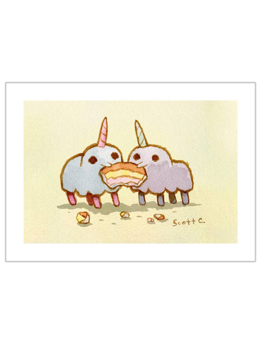 Unicorn Share Art Print | Scott C (CA)