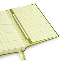 Load image into Gallery viewer, Olive Green Fabric Daily Planner | A5 | Kaleido (UK)
