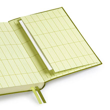 Load image into Gallery viewer, Olive Green Fabric Daily Planner | B6 | Kaleido (UK)