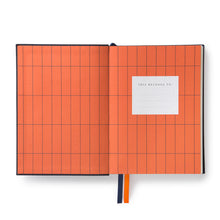 Load image into Gallery viewer, Off Black Fabric Daily Planner | B6 | Kaleido (UK)