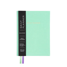 Load image into Gallery viewer, Mint Fabric Daily Planner | B6 | Kaleido (UK)