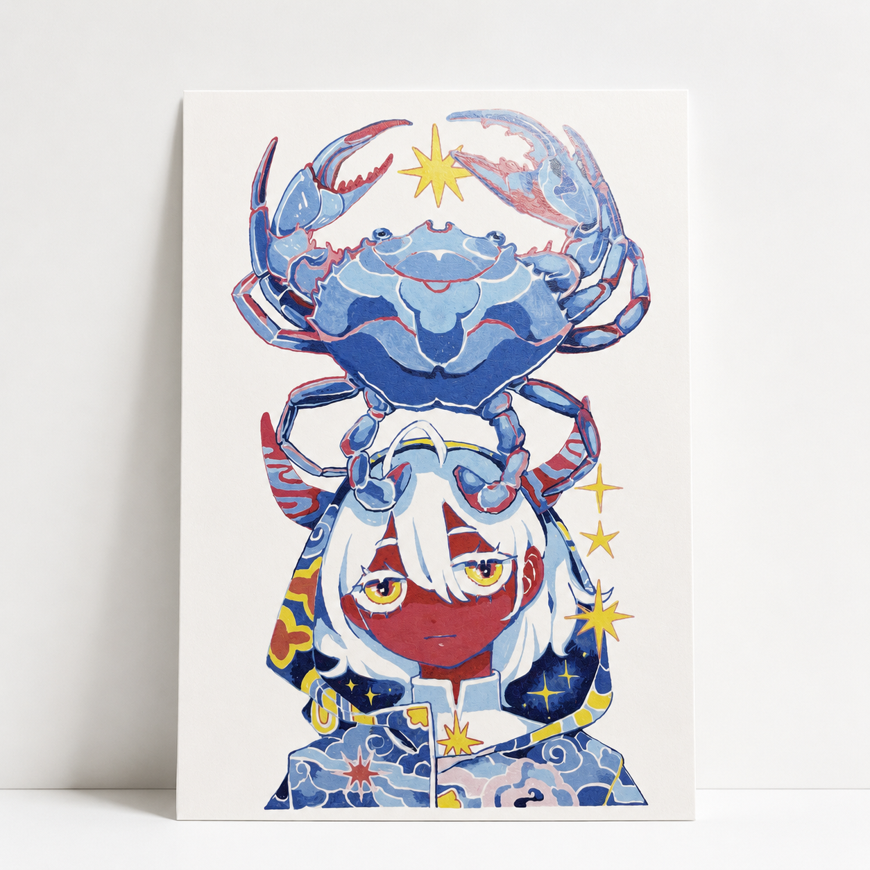 Crab Crown Mini Print | Koyamori (CAN)