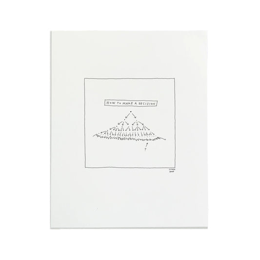 Decisions Letterpress Print | Liana Finck (NY)