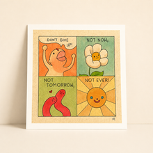 Load image into Gallery viewer, Don’t Give Up! Art Print | Felicia Chiao (CA)