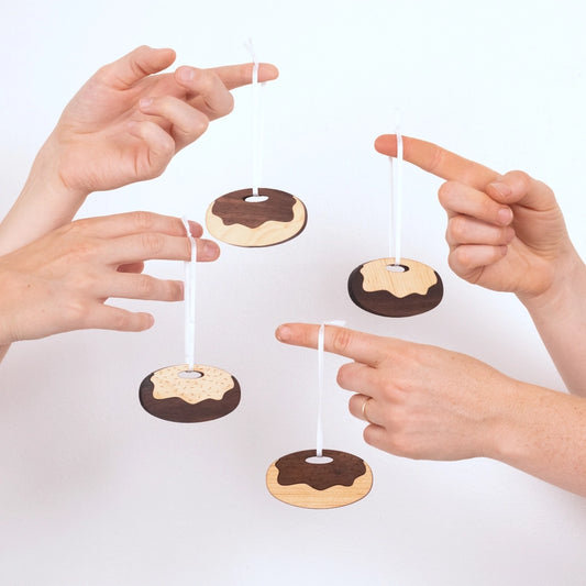 Wooden Donut Ornament | Collin Garrity