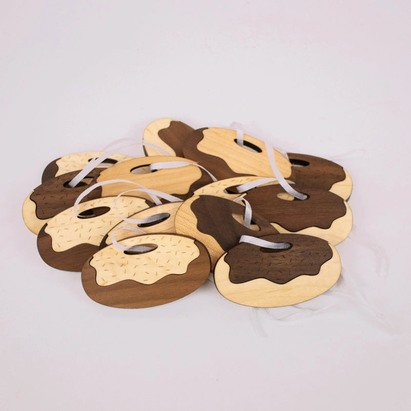 Wooden Donut Ornament | Collin Garrity